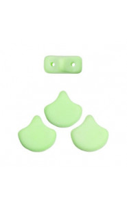 Ginko Leaf Beads 7.5x7.5mm Bondeli - Matt lime